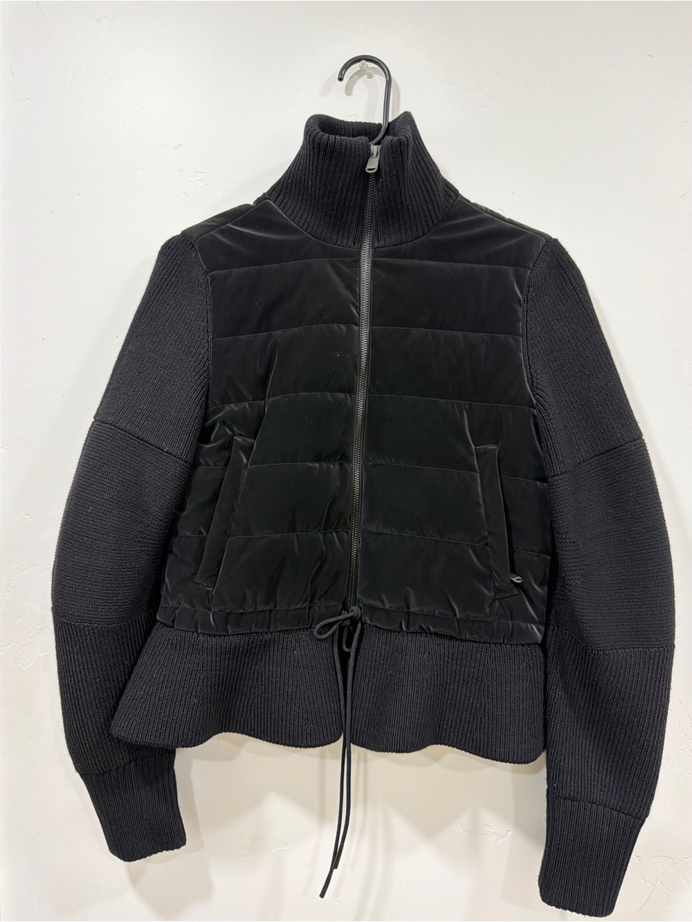 Athleta Women’s Black Quilted Zip-Up Jacket